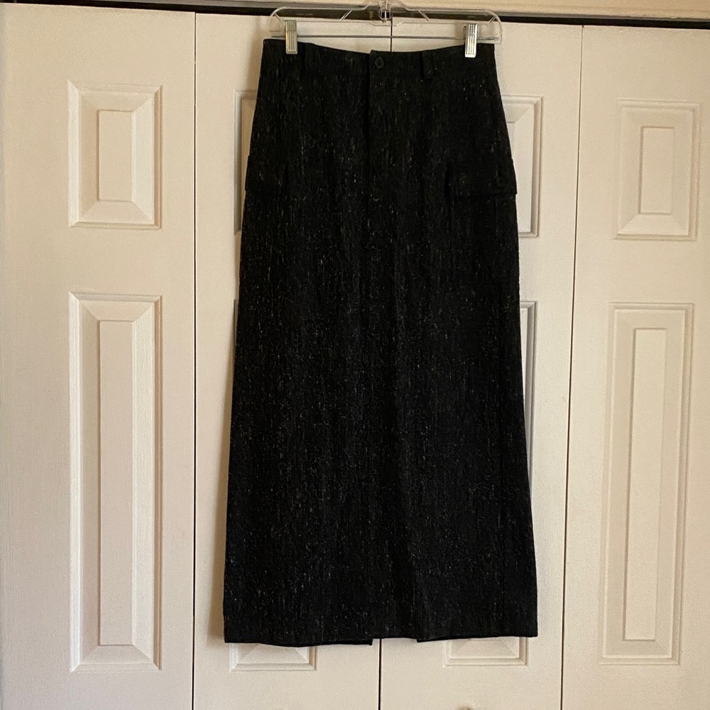 Elegant Charcoal Grey Women's Skirt